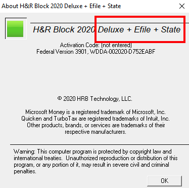 software version display