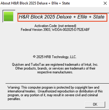 software version display